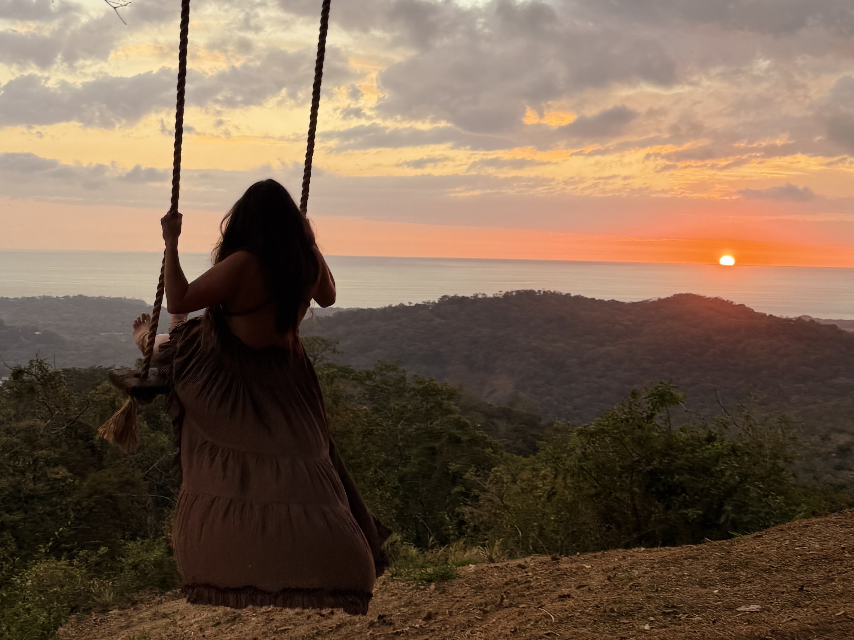 Sunset view in Nosara